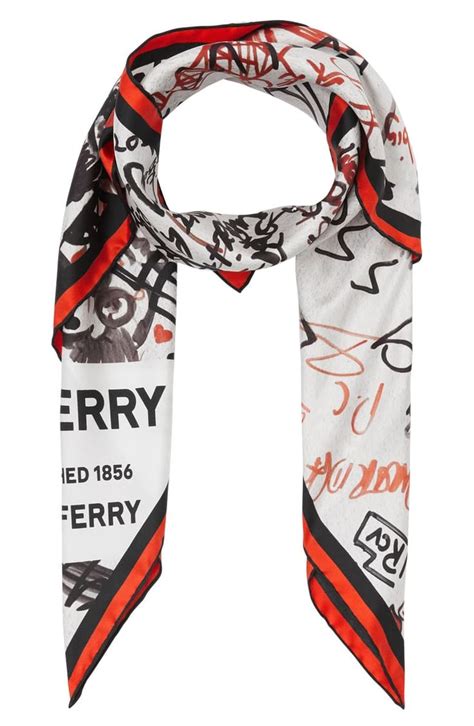 burberry graffiti print scarf|authentic burberry scarf sale.